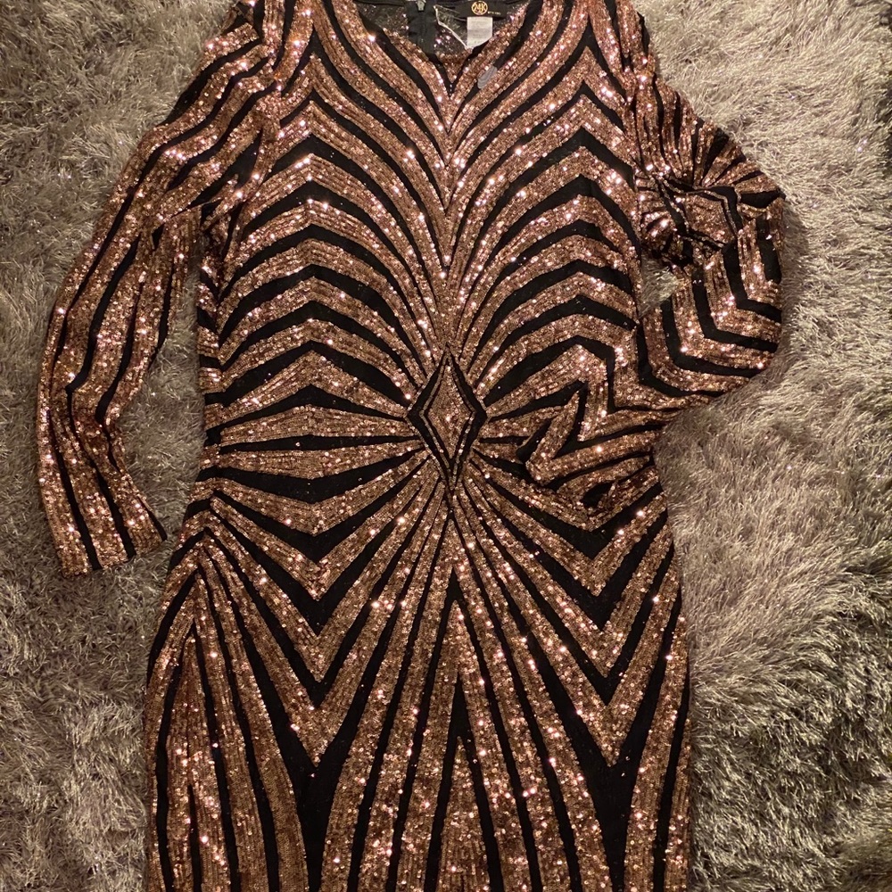 Plus size sparkly dress